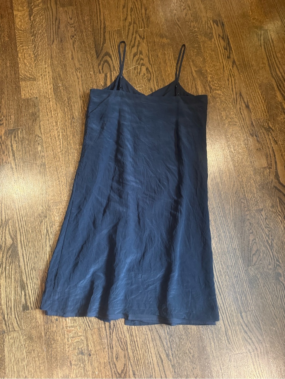 Madewell Black Button-Front Slip Dress - Picture 4 of 4